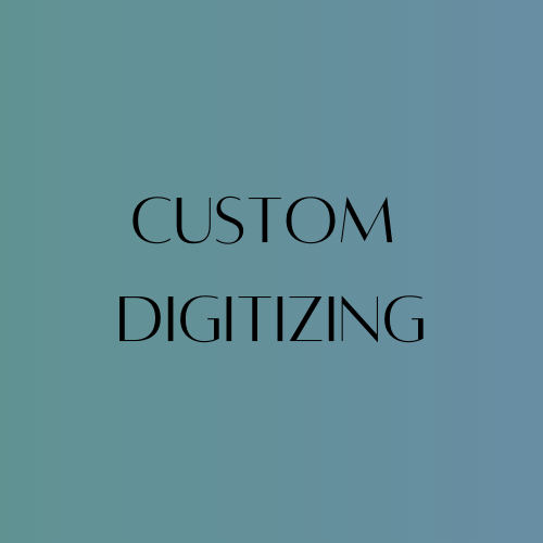 Custom Digitizing Fee