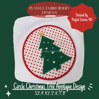 Christmas Tree Machine Embroidery Design, 4 sizes Christmas tree with presents, Christmas China complementary design