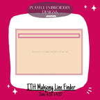 In The Hoop Mahjong Line Finder Machine Embroidery Design, Rectangle ITH Mahj Line Reader, Simple ITH Project, 5x7 hoop