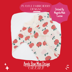 Apple Bow Mini Design for Machine Embroidery (Digital Download)