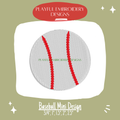 Baseball Mini Fill Design for Machine Embroidery (Digital Download)