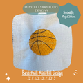 Basketball Mini Machine Embroidery Design, Basketball Machine Embroidery Design, Boy Mini Design, Sports Mini Design, Digital Download