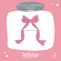 Satin Stitch Bow Machine Embroidery Design (Digital Download)