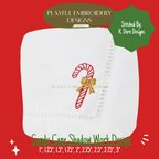 Candy Cane Shadow Work Mini Embroidery design, Candy Cane Shadow work Machine Embroidery Design, Digital Download
