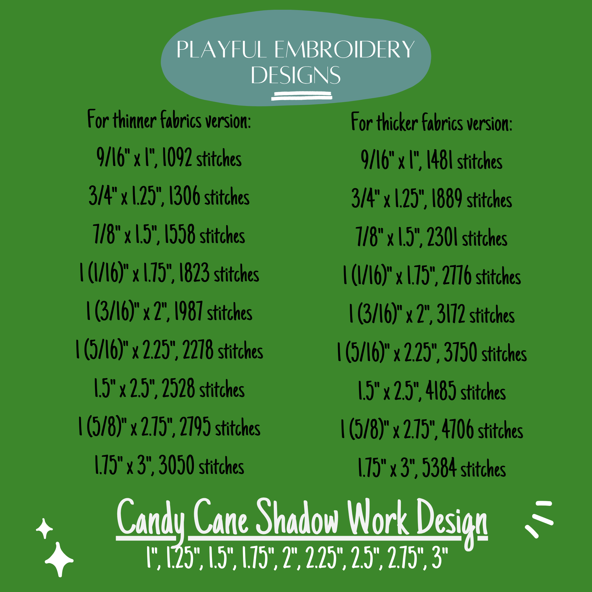 Candy Cane Shadow Work Mini Embroidery design, Candy Cane Shadow work Machine Embroidery Design, Digital Download