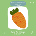 Carrot Mini Fill Design for Machine Embroidery (Digital Download)