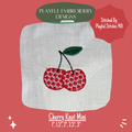 Cherry Mini Knot Pattern Machine Embroidery Design (Digital Download)