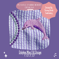 Dolphin Mini Fill Design for Machine Embroidery (Digital Download)