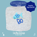 Fish Mini Fill Design for Machine Embroidery (Digital Download)