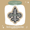 Fleur de Lis Double Applique Machine Embroidery Design (Digital Download)
