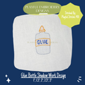 Glue Bottle Shadow Work Mini Embroidery design (Digital Download)