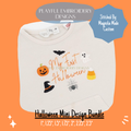 Halloween Mini Fill Bundle Machine Embroidery Design, Bundle of Halloween Mini Designs for Machine Embroidery, Jack O' Lantern Mini, Digital