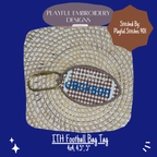 ITH Football Bag Tag Embroidery Design (Digital Download)