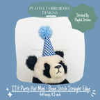Mini ITH Party Hat Machine Embroidery Design (Digital Download)