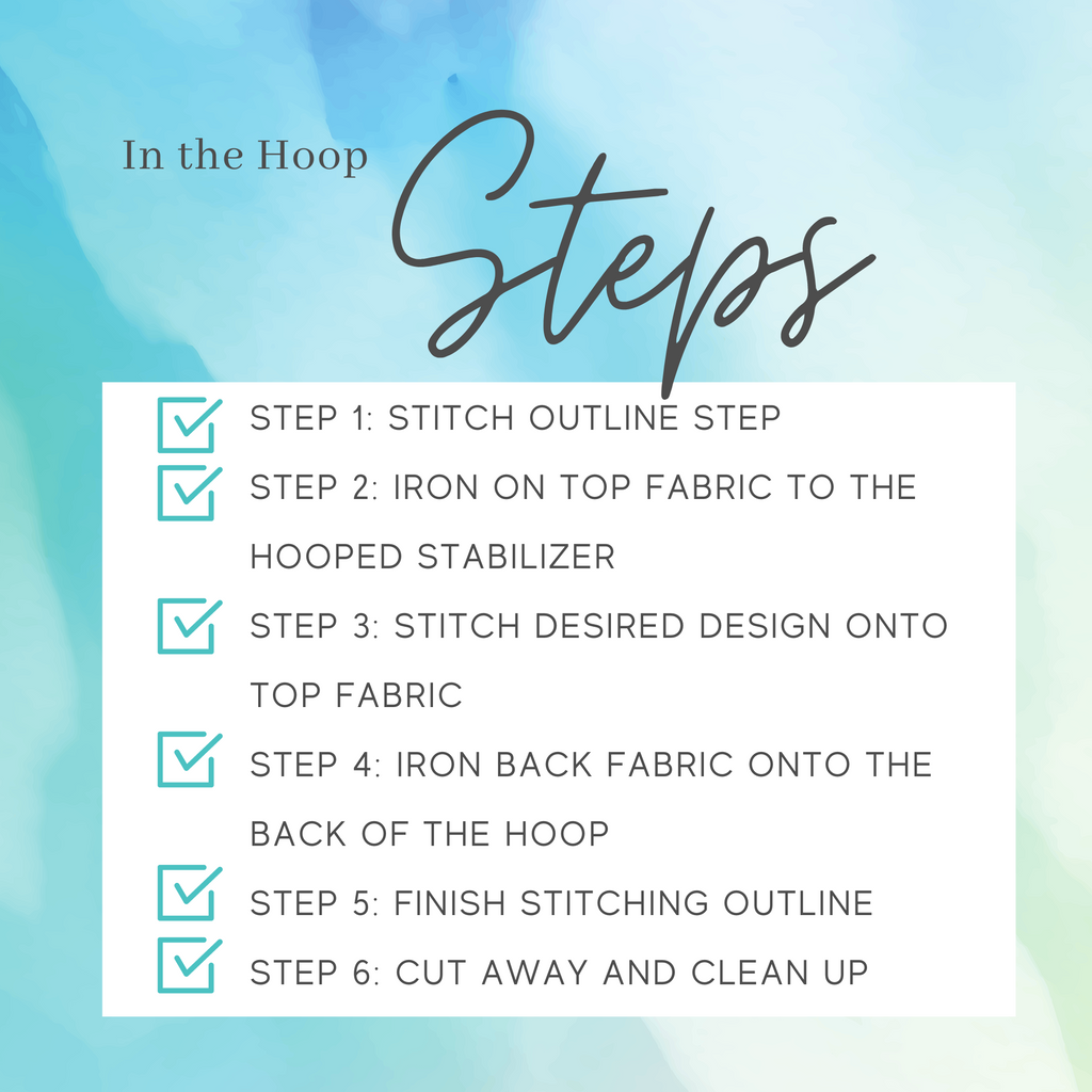 In The Hoop Scalloped Tag Machine Embroidery Design (Digital Download)