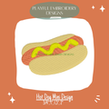 Hot Dog Mini Machine Embroidery Design (Digital Download)
