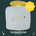 Pencil Shadow Work Mini Embroidery design (Digital Download)