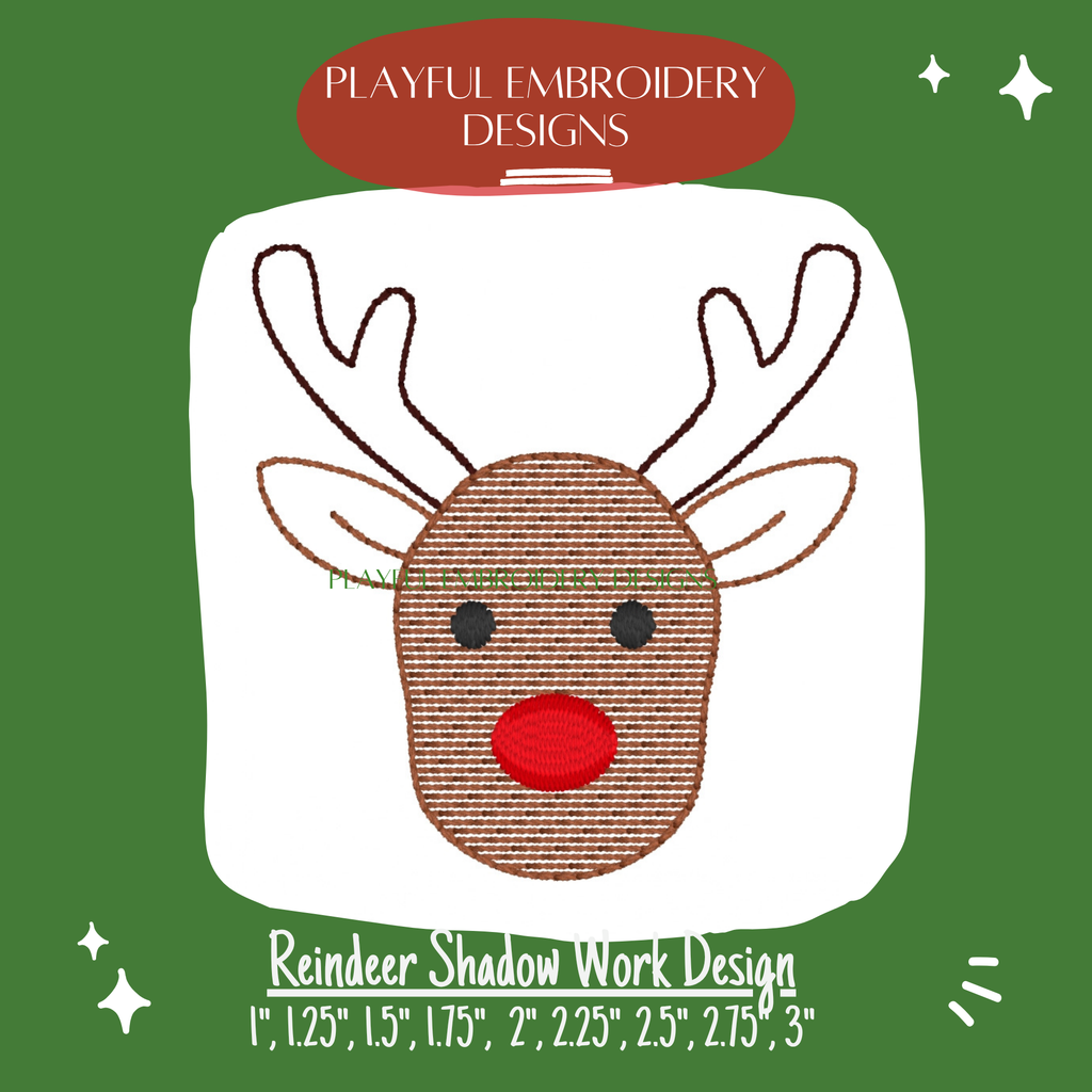 Christmas Mini Shadow Work Embroidery Design Bundle (Digital Download)