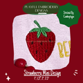 Strawberry Mini Design Machine Embroidery Design (Digital Download)