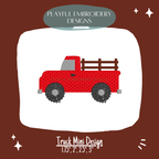 Vintage Truck Mini Design for Machine Embroidery (Digital Download)