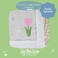 Tulip Flower Mini Embroidery Design (Digital Download)