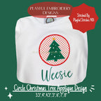 Christmas Tree Machine Embroidery Design, 4 sizes Christmas tree with presents, Christmas China complementary design