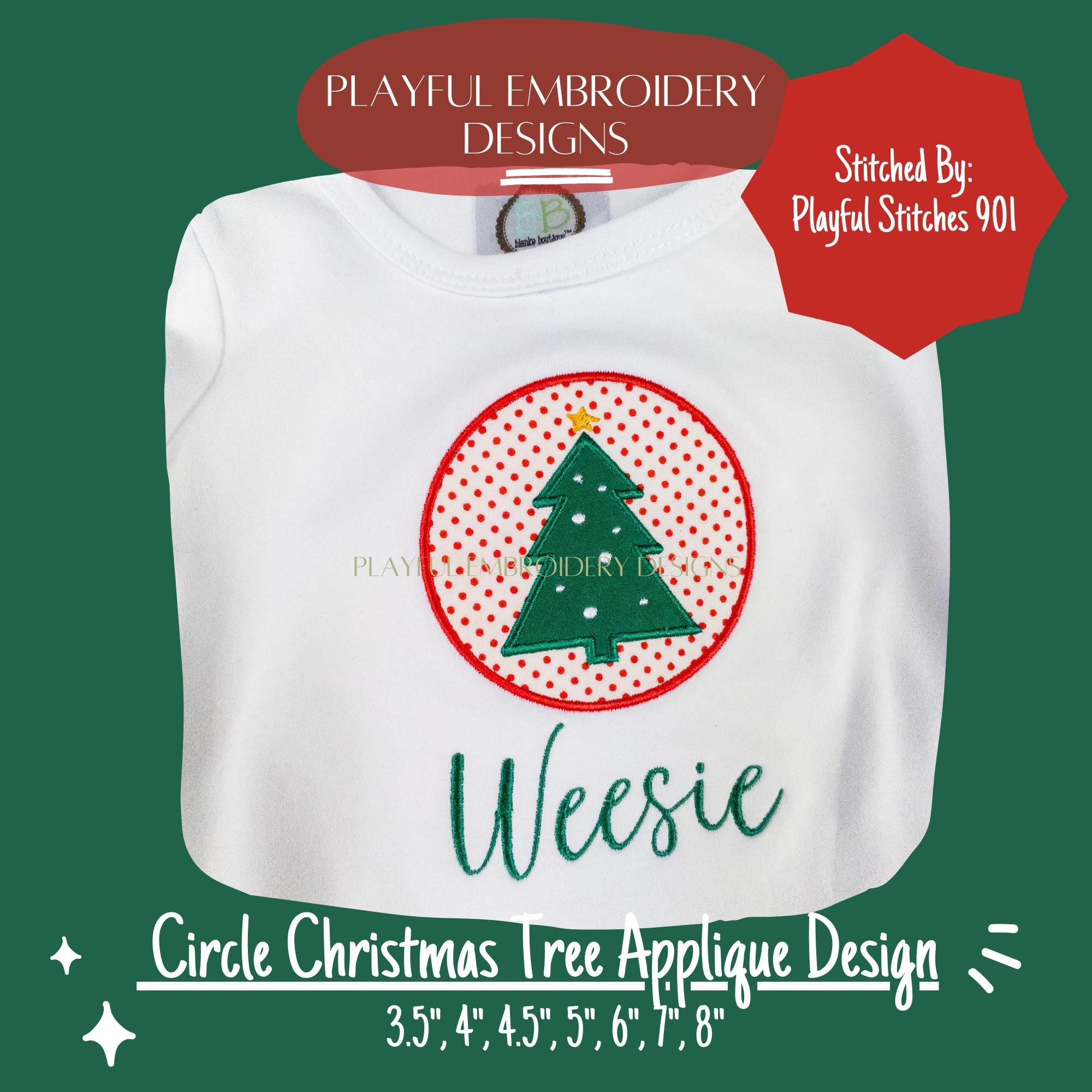 Christmas Tree Machine Embroidery Design, 4 sizes Christmas tree with presents, Christmas China complementary design