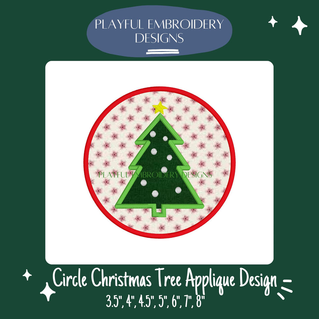 Christmas Tree Machine Embroidery Design, 4 sizes Christmas tree with presents, Christmas China complementary design