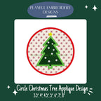 Christmas Tree Machine Embroidery Design, 4 sizes Christmas tree with presents, Christmas China complementary design