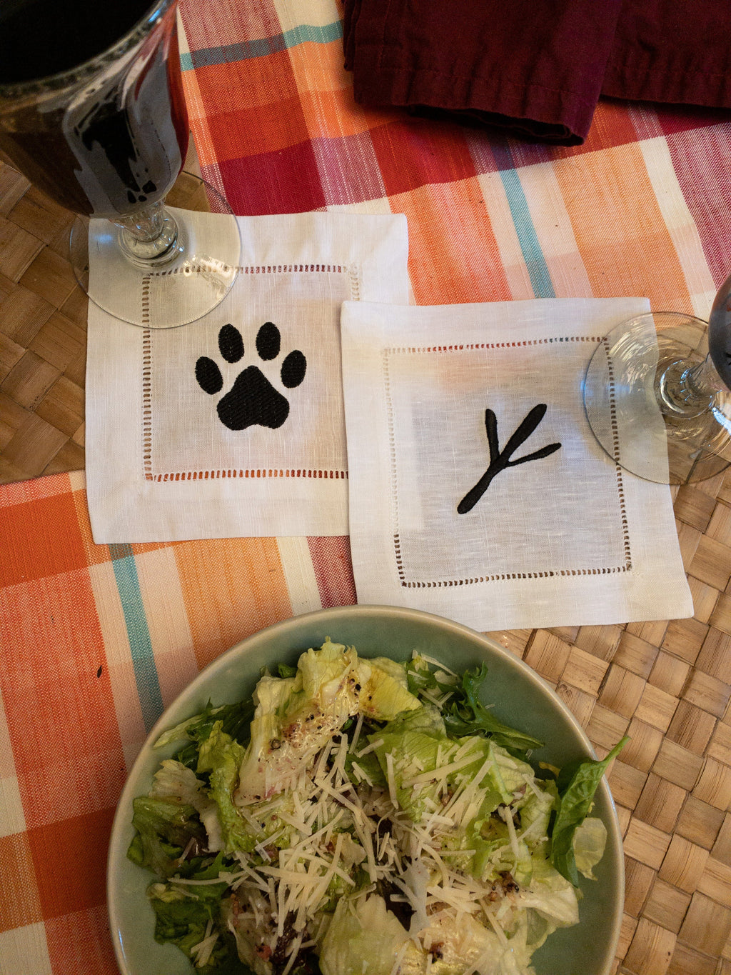 Tiny Chicken Foot Print Machine Embroidery Design