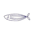 Fish Sketch Machine Embroidery Design