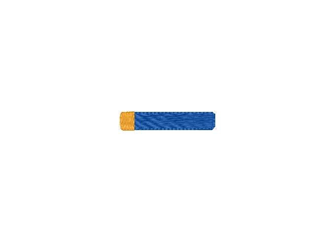Foam Bullet Machine Embroidery Design