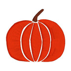 Satin Stitch Pumpkin Mini Machine Embroidery Design, Fall Pumpkin Design, Fall Mini Embroidery Design