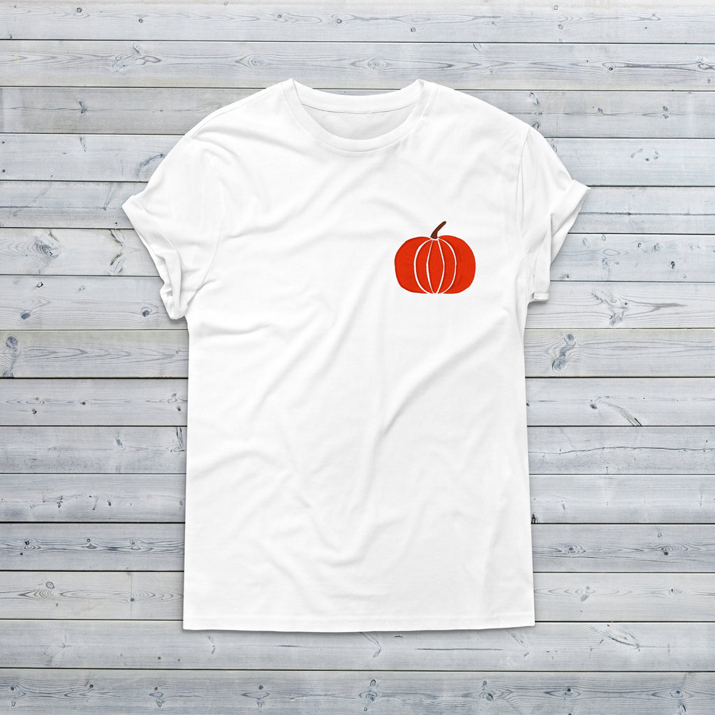 Satin Stitch Pumpkin Mini Machine Embroidery Design, Fall Pumpkin Design, Fall Mini Embroidery Design