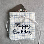 In The Hoop Drawstring Bag Machine Embroidery Design, Simple ITH Bag, In the Hoop Gift Bag 4x4, 5x7, 6x10
