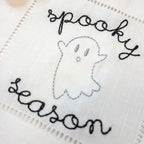 Ghost Outline Machine Embroidery Design, Bean Stitch Ghost Design, Quick Stitch Ghost Embroidery Design