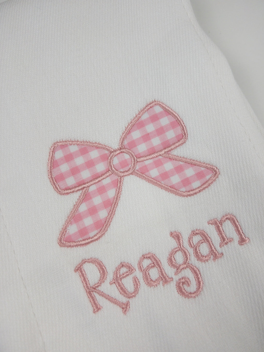 Bow Satin Stitch Applique Machine Embroidery Design, Satin Stitch Applique Girl's Bow Embroidery Design