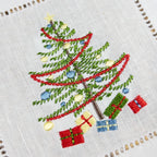 Christmas Tree Machine Embroidery Design, 4 sizes Christmas tree with presents, Christmas China complementary design