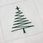 Zig Zag Satin Stitch Christmas Tree Machine Embroidery Design in multiple sizes