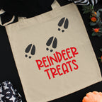 Reindeer Footprint Machine Embroidery Design, Fill Stitched Reindeer Track Embroidery Design