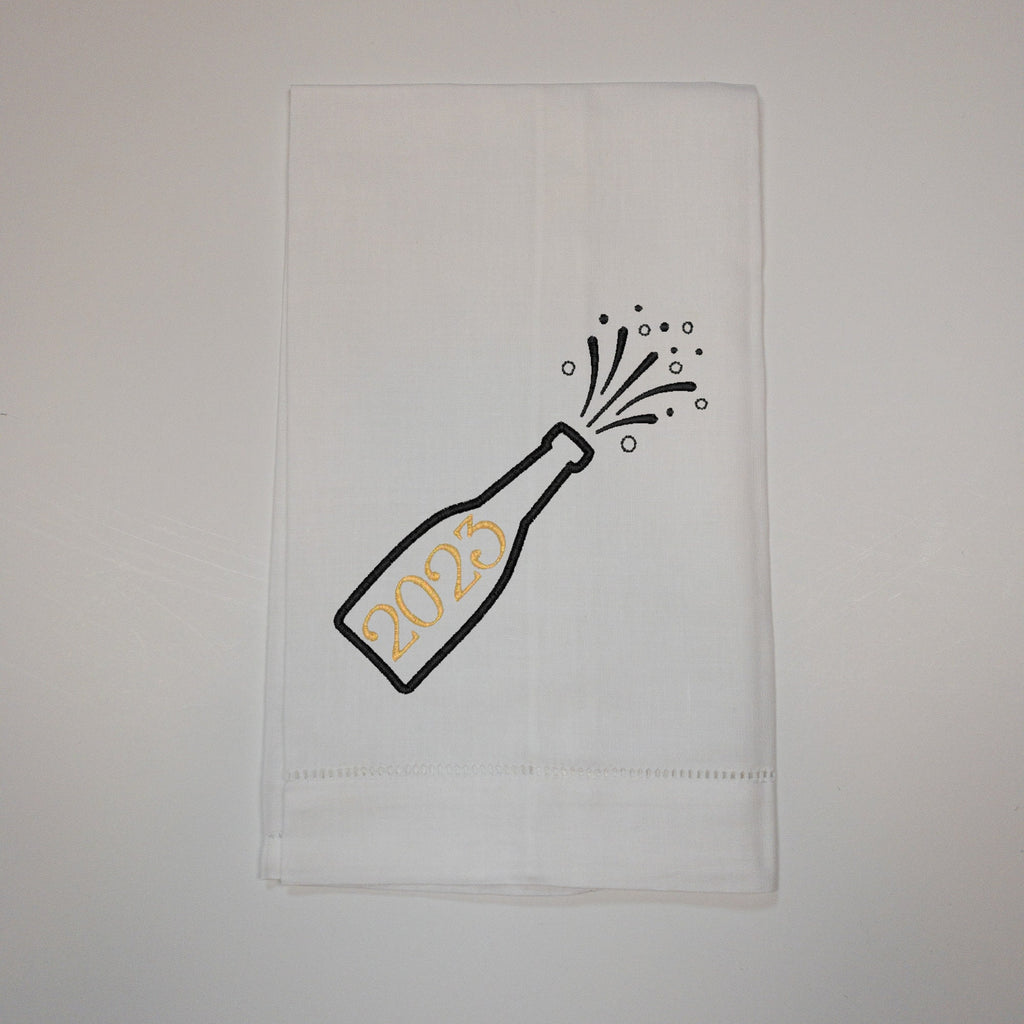 Popped Champagne Bottle Machine Embroidery Design, New Years Embroidery Design, Popped Tops Embroidery Design, Sparkling Bottle Design