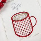 Mug of Hot Chocolate Machine Embroidery Design, Hot Cocoa Embroidery Design, Cozy Embroidery