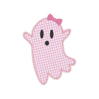 Girl Ghost Applique Machine Embroidery Design, Applique Ghost Design, Quick Stitch Applique Ghost Embroidery Design, Girly Ghost Design