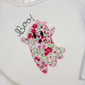 Girl Ghost Applique Machine Embroidery Design, Applique Ghost Design, Quick Stitch Applique Ghost Embroidery Design, Girly Ghost Design