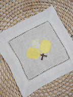 Pickleball Embroidery Design, Embroidered Pickleball Racquet Machine Embroidery Design, Quick Stitch Pickleball and Racquet Design