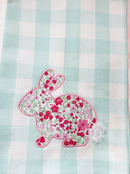 Fringe Bunny Applique Machine Embroidery Design, Satin Stitch Applique Bunny with Fringe Fluffy Tail Machine Embroidery Design, Easter Bunny