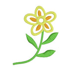 Daisy Machine Embroidery Design, Vintage Inspired Flower Embroidery Design, Spring Flower Design, Monogram Add on Flower Design