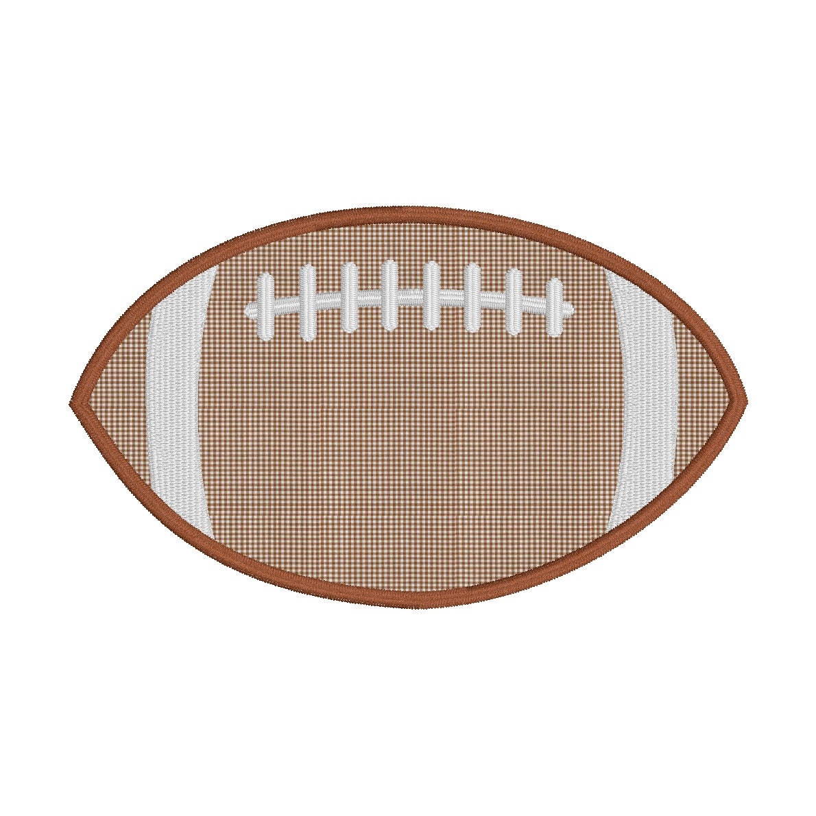 Football Applique Machine Embroidery Design, Football Satin Stitch Applique Machine Embroidery Design, Fall Boy Applique Design