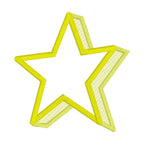 Shadow Star Design Machine Embroidery Design, Back to School Star Design, Star Student Embroidery Design