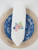 Tobacco Leaf Machine Embroidery Design, Tobacco Leaf China Inspired Embroidery Design